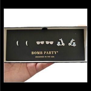 BP Simply Studs Summer 2023 Collection “Ciao Bella” Rhodium Plating